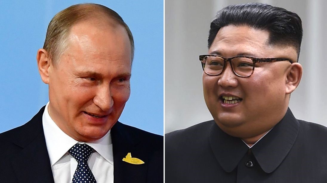 Vladimir Putin-Kim Jong un
