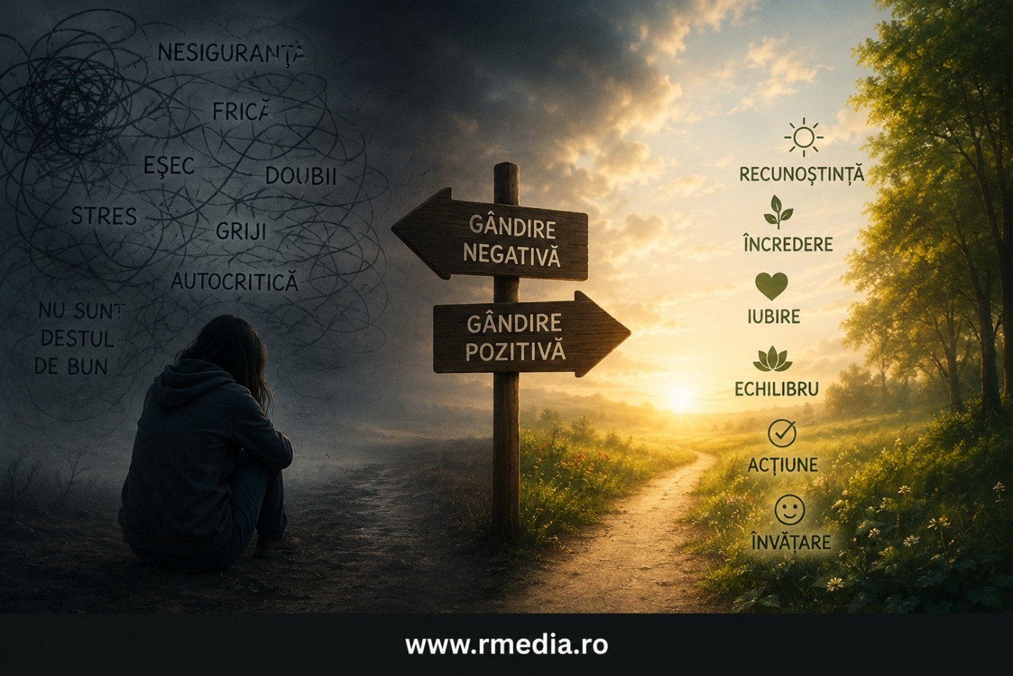 Gândirea negativă: cum o controlezi și cum îți recapeți echilibrul mental gandirea negativa