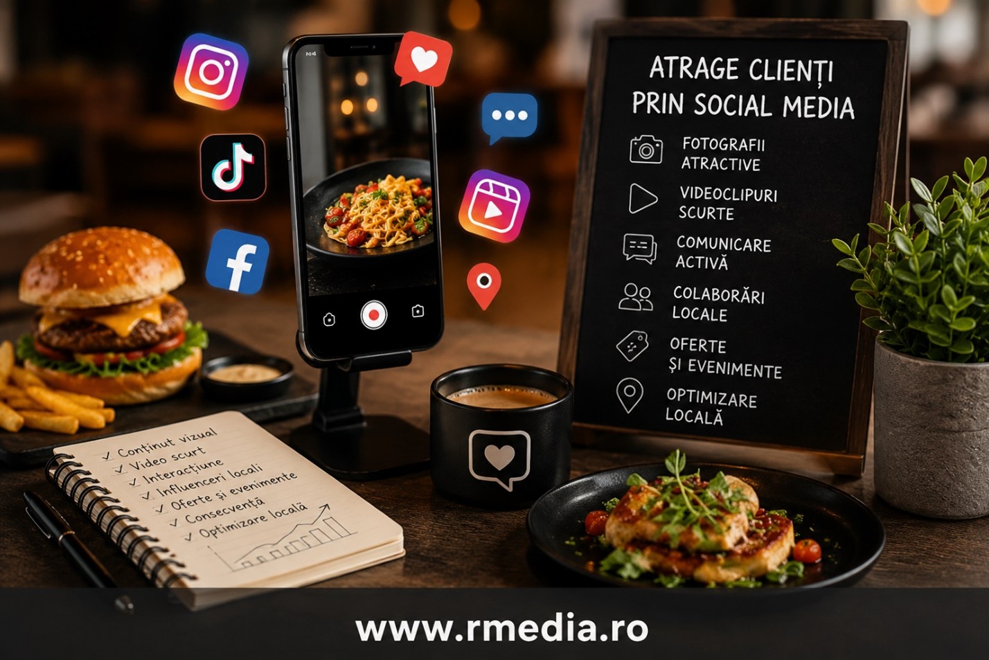social media restaurante