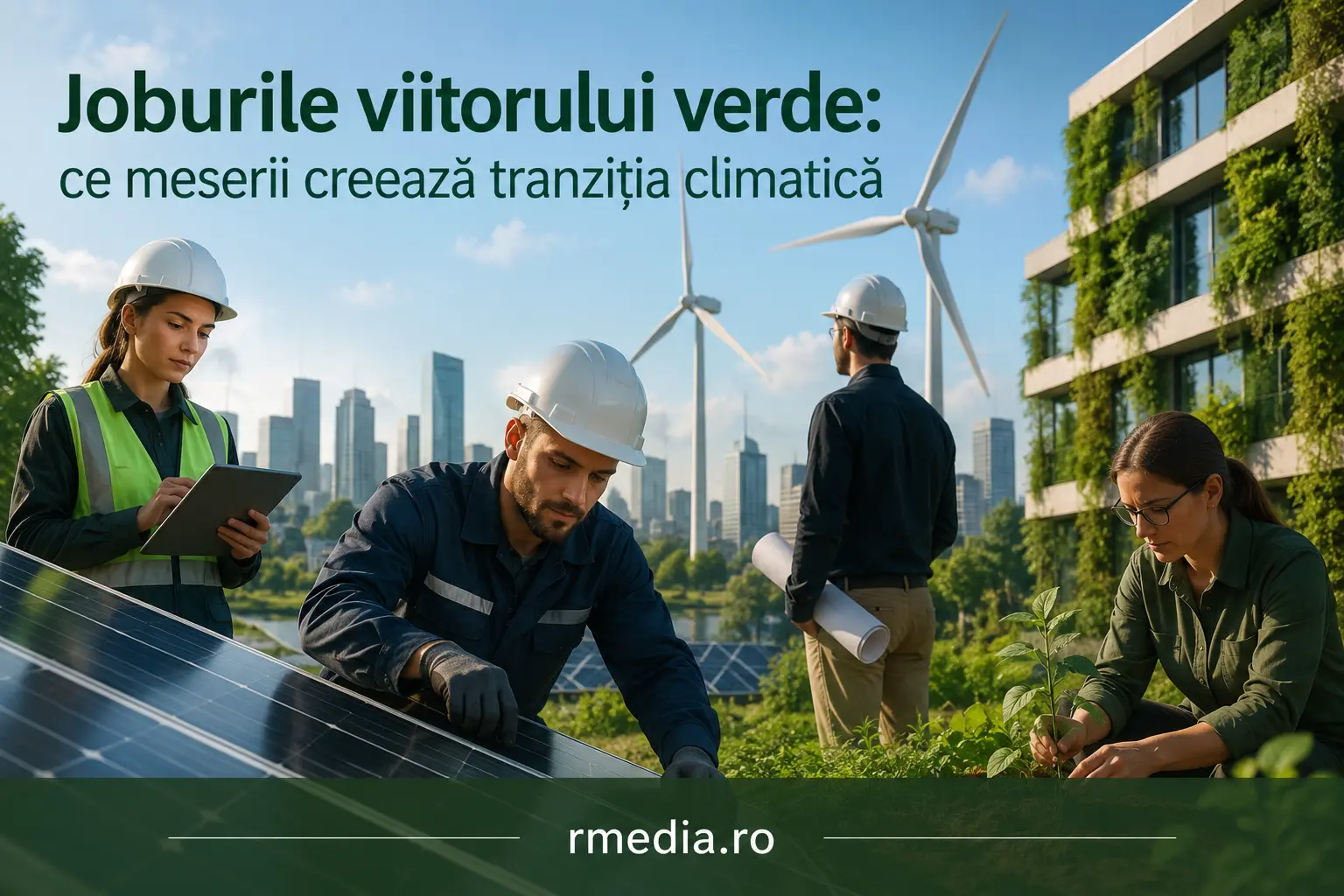 Joburile viitorului verde: ce meserii creează tranziția climatică și de ce Europa nu are oameni să le ocupe joburi viitor