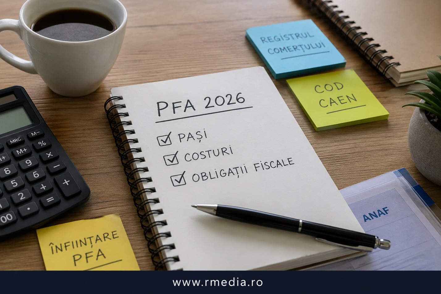 Cum îți deschizi un PFA în 2026: pași, costuri și obligații fiscale pfa 2026