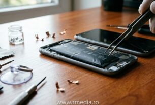 bateria telefonului schimbata