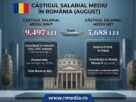 salariu mediu brut august 2026